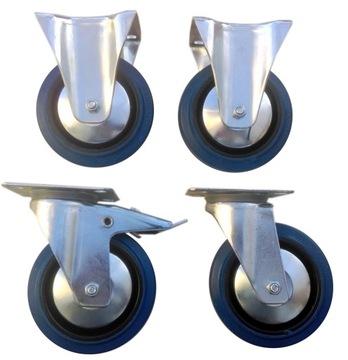 Диаметр колеса 125 мм для тарелки, грузоподъемность 150 КГ!, ФИКСИРОВАННЫЕ