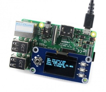 1,3-дюймовый OLED-экран HAT для Raspberry Pi