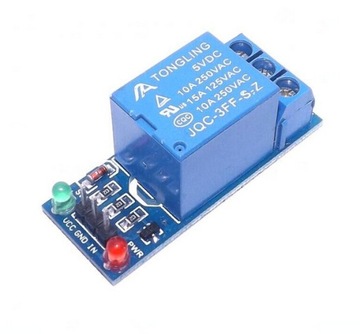 MODUŁ 1 KANAŁOWY PRZEKAŹNIK 5V 10A ARDUINO AVR FV2