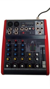 Микшер-микшер на 2 микрофона и 2 инструмента. USB-Мп3