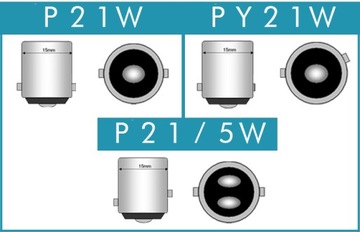 P21W Лампа 35 светодиодов SMD 3030 CANBUS CAN BUS BA15S