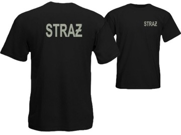 Koszulka STRAŻ OSP z haftem, T-shirt Straż haft