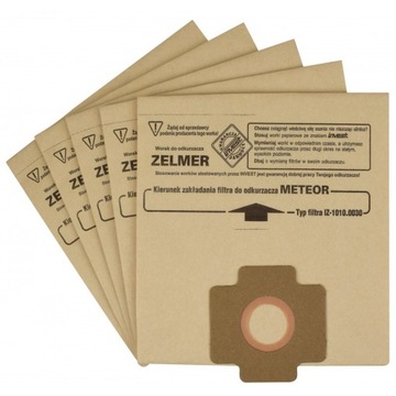 WORKI do Zelmer Meteor 1010, Admira 1116,1117-5szt