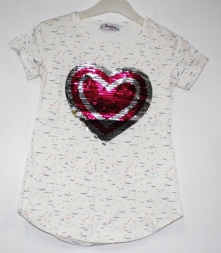 АТАБАЙ ТУНИКА СЕРДЦЕ волшебные пайетки 7-8 лет