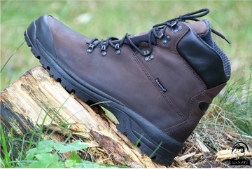 BUTY TREKINGOWE HANZEL SKÓRA NUBUK MEMBRANA r. 42