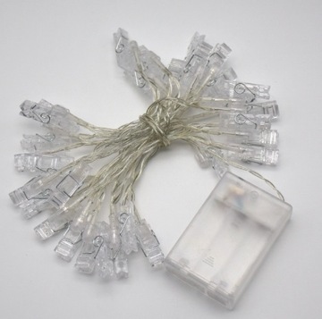 СВЕТОДИОДНЫЕ ЗАЖИМНЫЕ ЛАМПЫ СВАДЬБА, ДЕНЬ РОЖДЕНИЯ 140см