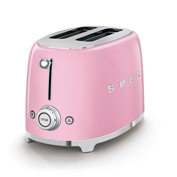 SMEG ТОСТЕР В СТИЛЬ 50-Х ПАСТЕЛЬНО-РОЗОВЫЙ - TSF01PKEU