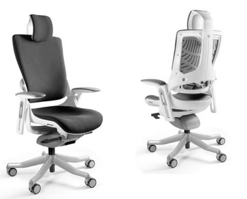 Fotel ergonomiczny WAU 2 Tkanina Biały bl404 Honey