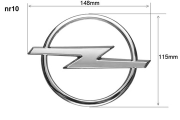 Эмблема Opel Astra III H, Corsa D №10