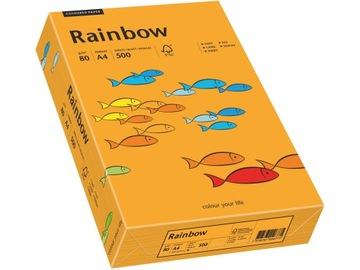 Papier drukarki Rainbow A4 80g R24 pomarańczowy