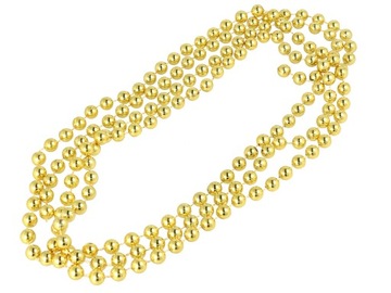 GIRLANDA PERŁOWA NA CHOINKĘ ŁAŃCUCH KORALIKI ŁAŃCUCHY DEKORACYJNE SZPULA