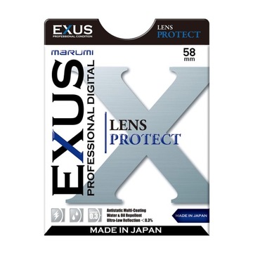 MARUMI FILTR ochronny EXUS Lens Protect 58 mm | niezawodna ochrona