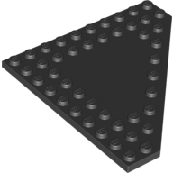 LEGO Wedge płytka skośna 10x10 czarny 4599461 92584