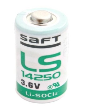 BATERIA litowa SAFT LS14250 1/2AA 3,6V LiSOCl2