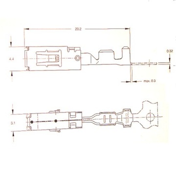 Разъем MCP 2.8 (10 шт.)