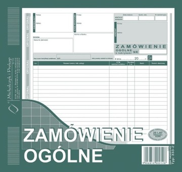 Zamówienie ogólne 2/3 A4 333-2 Michalczyk