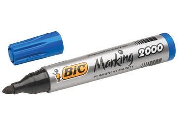 Marker permanentny BIC 2000 niebieski okrągła końcówka