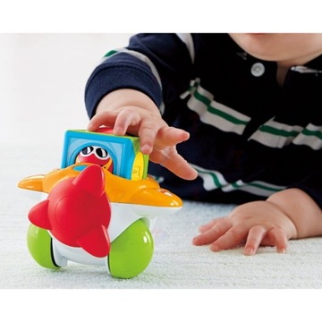 FISHER PRICE подвижные блоки САМОЛЕТ игрушечный самолет