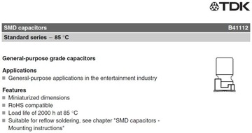 Конденсатор 220 мкФ 25 В SMD 10x10 EPCOS ROHS_[2 шт.]