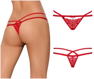 Stringi damskie koronkowe OBSESSIVE 838 L/XL