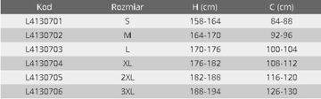 Lahti Pro Bezrękawnik ocieplany kamizelka L41307 rozmiar 2XL