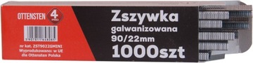 ZSZYWKI STOLARSKIE MINIBOX TYP 90 E do taker zszywacz 16mm 1000 szt