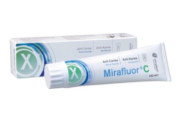 MIRADENT PASTA MIRAFLUOR C 100 ml + FLUOREK SODU 1450 PPM