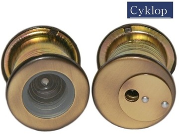 ПРОСМОТР CYKLOP STANDARD PATINA FI ДВЕРЬ 35 мм ПАНОРАМНАЯ ДВЕРЬ 36-60 мм