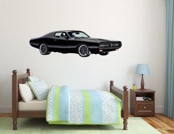 Наклейки на стену DODGE Charger Cars 70х20 см