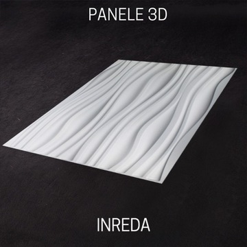 PANELE ŚCIENNE PŁYTKI DEKORAC 3D 62,5x80 cm INREDA