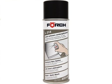 FORCH wysoka jakość SPRAY CZARNY PÓŁMAT L214 400ml