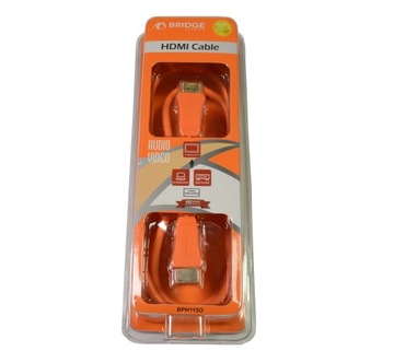 KABEL PRZEWÓD HDMI PREMIUM FULL HD 1.5m ORANGE