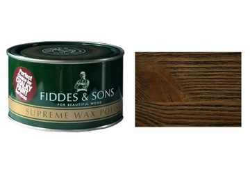 FIDDES Wosk do drewna mebli antyków SUPREME WAX JACOBEAN brąz.czarny 400ml