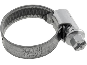 NORMA 16-27 16MM 27MM OPASKA ZACISKOWA SKRĘCANA