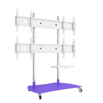 STOJAK STAND WÓZEK STATYW PODSTAWA 4 MONITORY TV