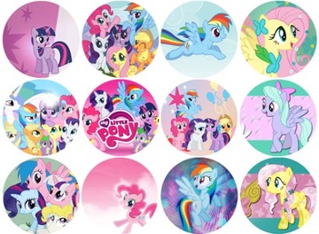 Opłatek Muffiny My Little Pony Urodziny Party