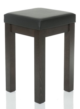 Taboret ERGO drewniany stołek w tkaninie Focus
