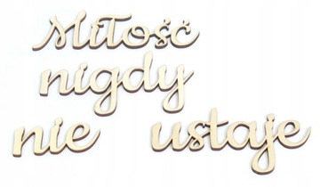 ŚLUB ZESTAW WERSY Hymnu o Miłości NA ŚLUB WD66