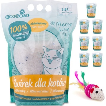 SILIKONOWY ŻWIREK DLA KOTA PETHAUS 8x3.8 l