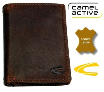 Мужской кожаный кошелек Camel Active 181-704 черный