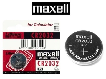 5x японские литиевые батареи MAXELL CR 2032 CR3032, литиевые батареи в блистере