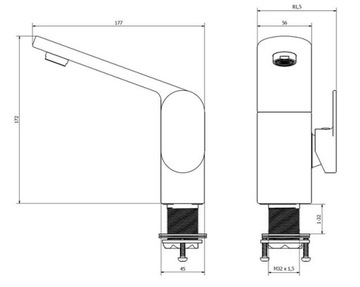 РАКОВИНА FUTURA BISK FATTER 03001 ХРОМ