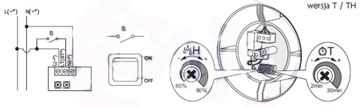 Wentylator fi 100 mm 100 QUIET TH timer, higrostat