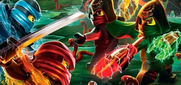 Детские фотообои LEGO NINJAGO 200x95, самоклеющиеся