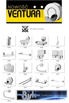 Szczotka wc Ventura 05303 chrom Bisk