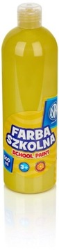 Farba szkolna ASTRA plakatowe 500 ml żółta