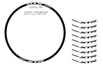 Набор наклеек на обод SHIMANO XTR