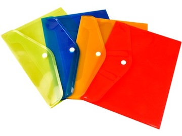 КОНВЕРТ-ПАКЕТ С ЗАЩЕЛКОЙ А4 TETIS RED 1 шт.