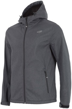 4F Bluza Kurtka Męska SOFTSHELL SFM001 szary M