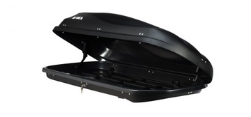 Bagażnik Box Boks dachowy bagażowy kufer TAURUS ALTRO 460 czarny karbon
